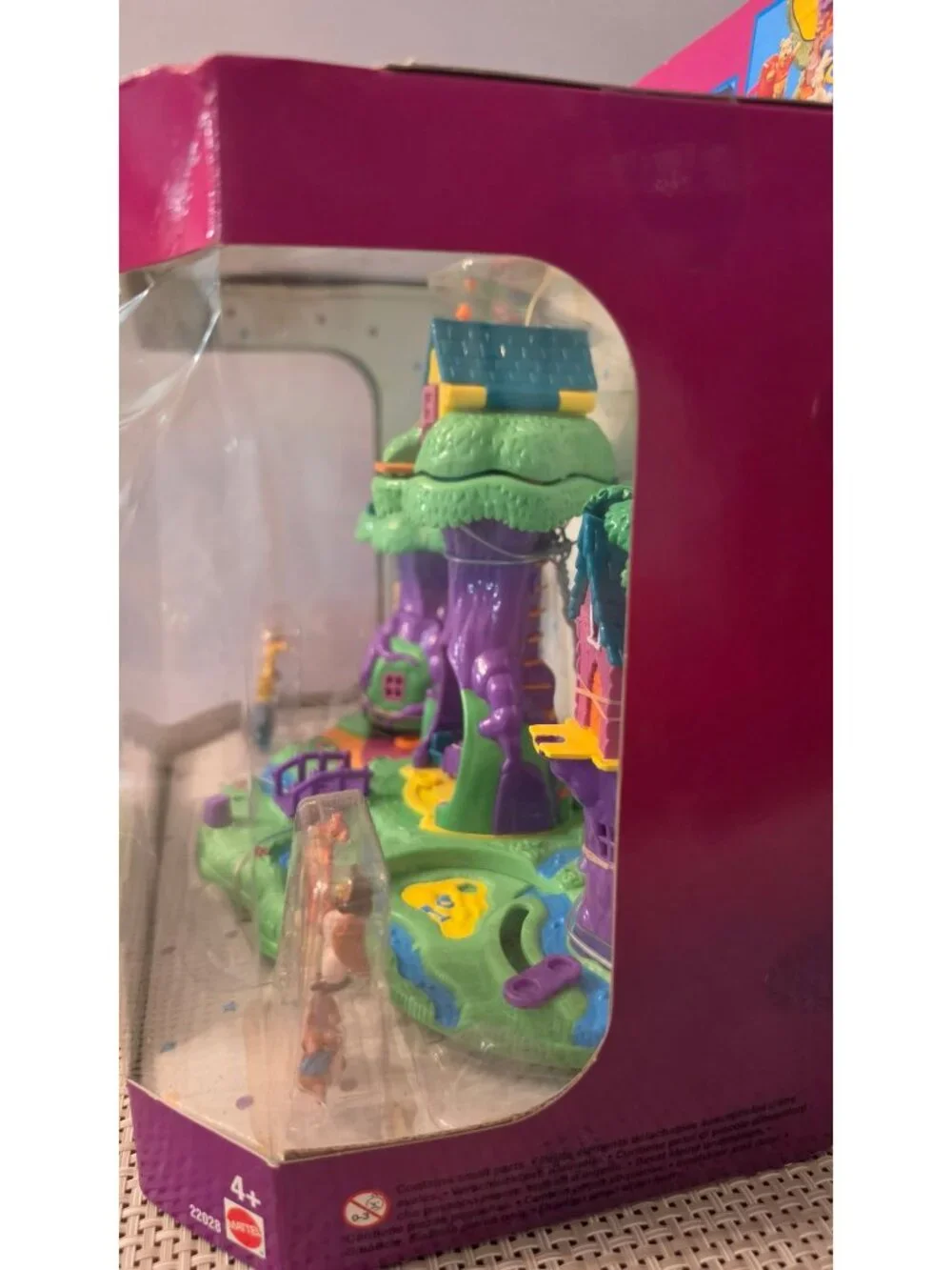 rare vtg DISNEY WINNIE THE POOH HUNDRED ACRE WOOD TREEHOUSE PLAYSET polly pocket